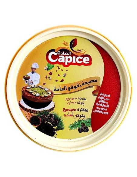 Capice graines de pin d’Alep Moulu de Tunisie. Préparé lors de la fête du Mouled. 