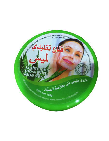 Masque Argile Blanche Barouk Aloe vera