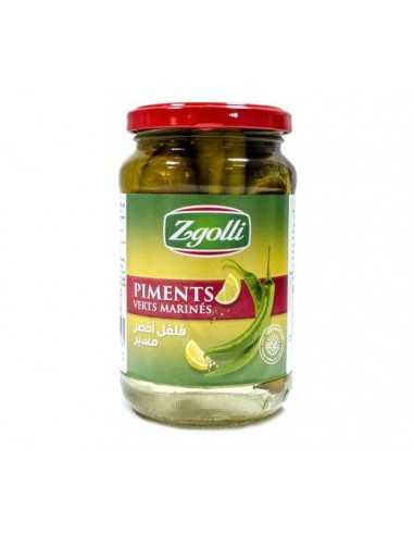 Piments verts marinés Zgolli 340G