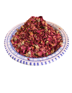 Pétales de rose séchées