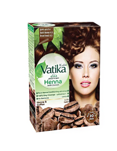 Henné vatika coloration cheveux brun foncé