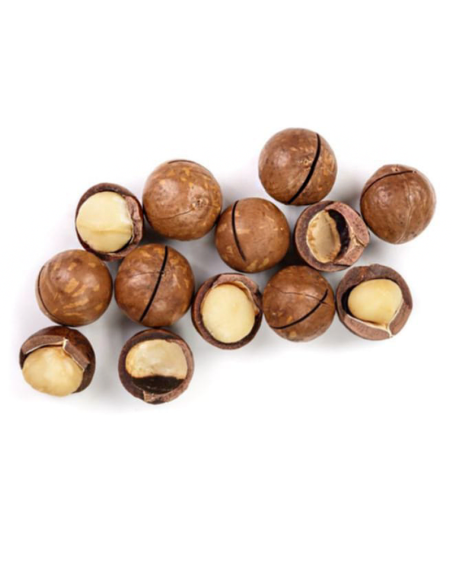 Noix de macadamia fraiche avec coque en vrac 100g