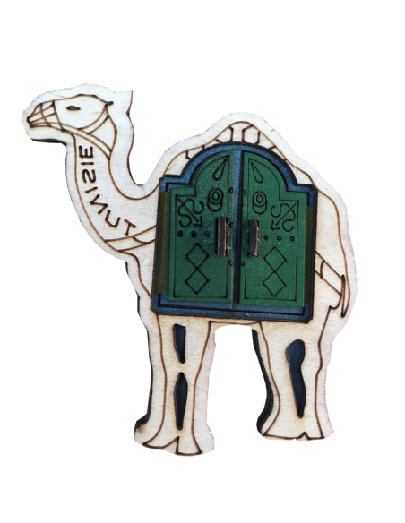 Aimants pour décoration de réfrigérateur souvenir de voyage en Tunisie 