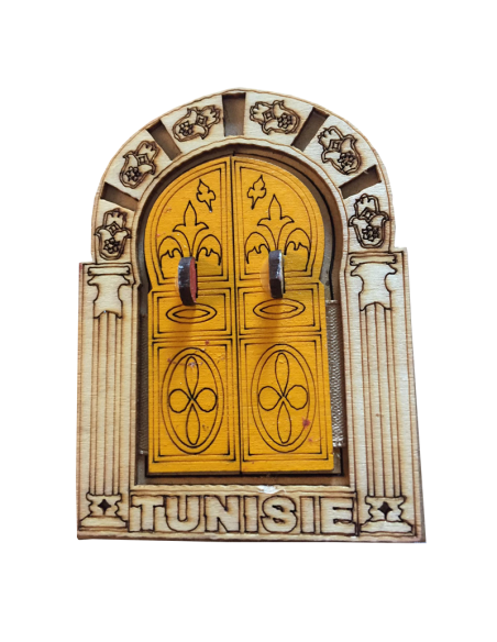 Aimant en Bois Porte Tunisienne Artisanale