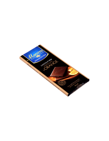 Chocolat noir MAESTRO 100GR Eclat orange