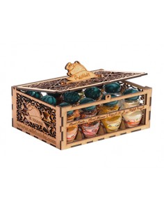 Coffret épices EL KHABIA 12 BOIS