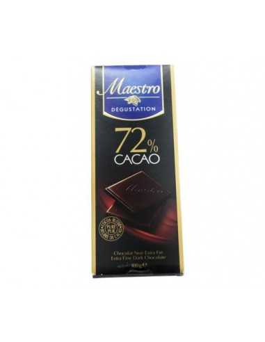 Chocolat Noir Extra Fin Maestro Dégustation 72% cacao