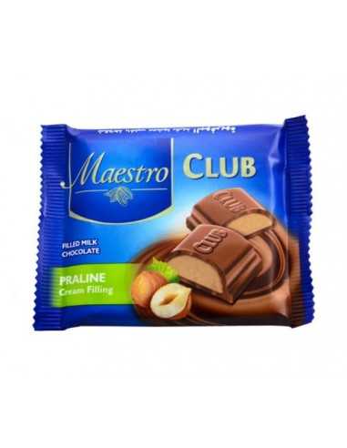 Chocolat au lait fourré crème Praline Club Maestro