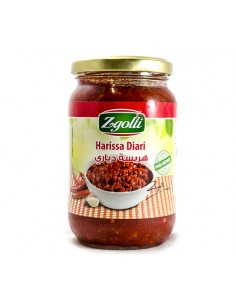 Harissa Diari 100% Naturel ZGOLLI 350 g - Harissa Diari - sauce épicée