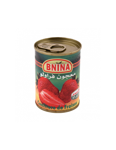 Confiture fraise 165gr Bnina