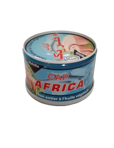 Thon entier à huile végétale 400g CapAfrica