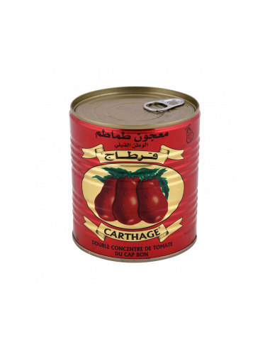 Concentré de tomate 800gr Carthage