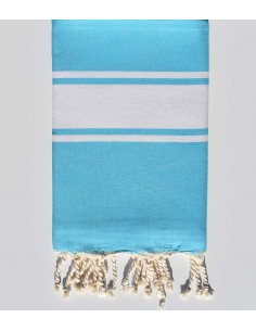 Fouta classique bleu piscine 2