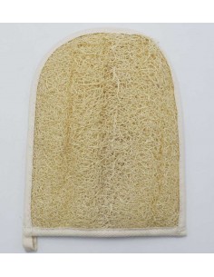 Gant pour gommage en loofah