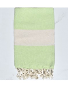 Fouta Diamant vert pastel