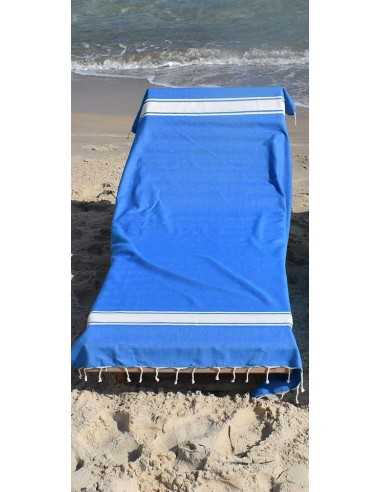 Fouta classique bleu