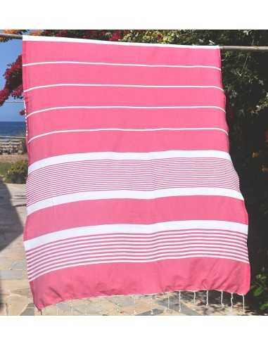 Fouta arthur rose fuchsia