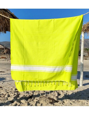 Fouta classique vert chartreuse