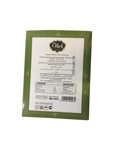 ÖZEL Lokum EXTRA aux pistaches